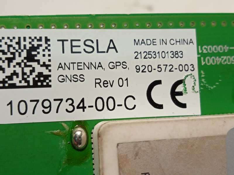 Recambio de antena para tesla model 3 rwd referencia OEM IAM 107973400C - Blanco 3