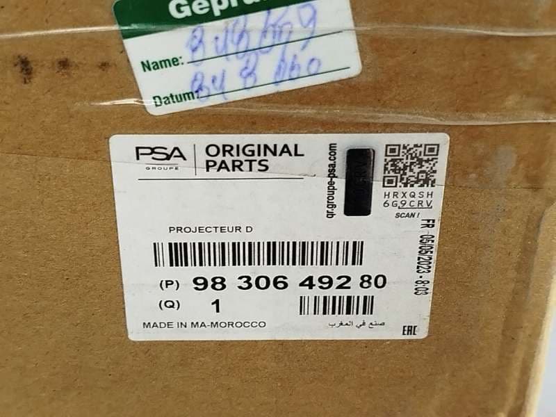Recambio de faro derecho para citroën c4 iii 1.2 referencia OEM IAM 9830649280  73374698 9
