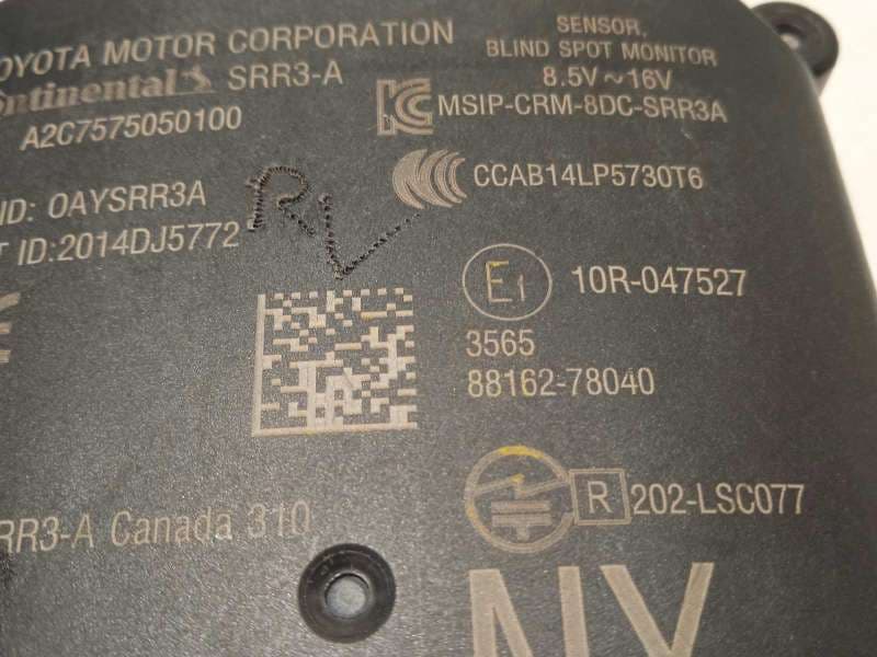 Recambio de sensor para lexus nx 300h 4wd referencia OEM IAM 8816278040  A2C7575050100 4