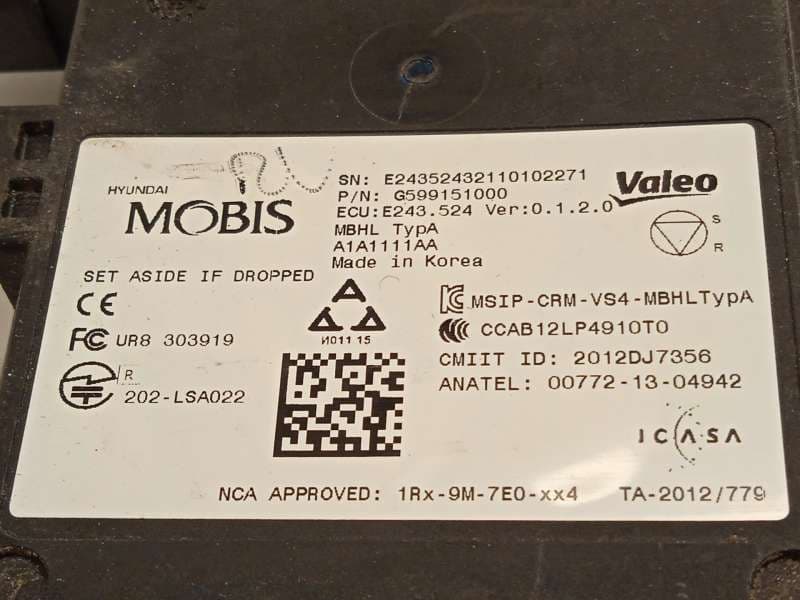 Recambio de sensor para kia niro i (de) 1.6 gdi hybrid referencia OEM IAM G599151000 - Negro 4