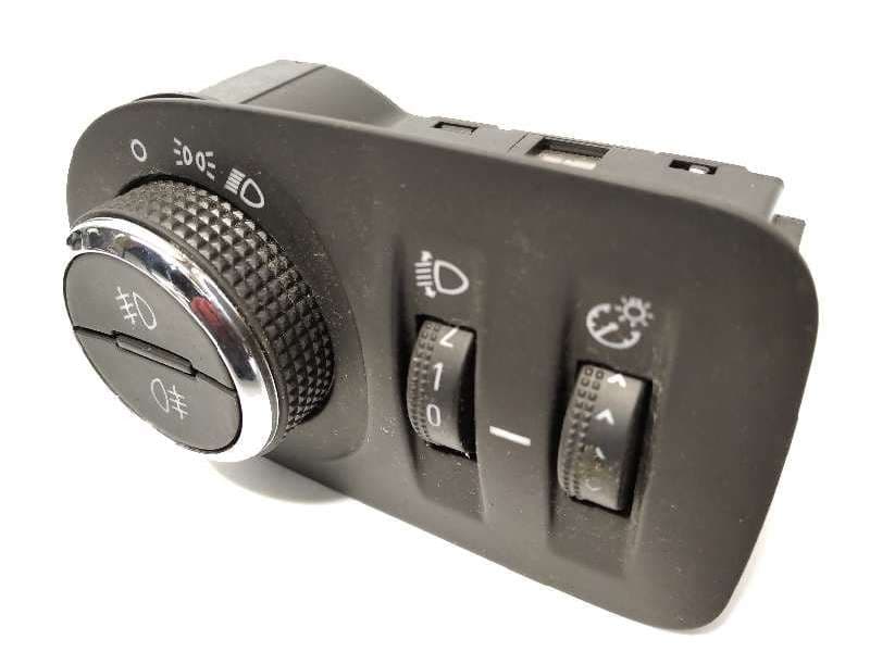 Recambio de mando luces para opel corsa e selective referencia OEM IAM 13470445 - Negro