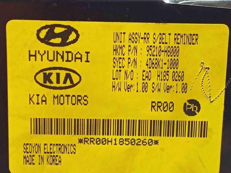 Recambio de modulo electronico para kia rio (yb) 1.2 cat referencia OEM IAM 95210H8000 - Rojo 3