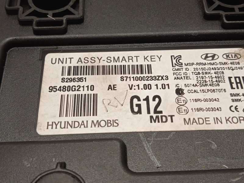 Recambio de modulo electronico para hyundai ioniq hybrid referencia OEM IAM 95480G2110 - Naranja 4