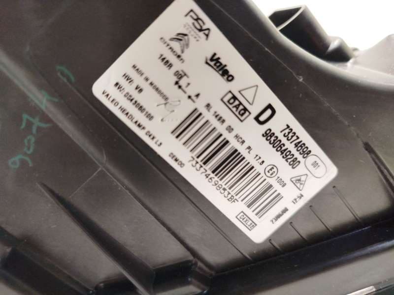 Recambio de faro derecho para citroën c4 iii 1.2 referencia OEM IAM 9830649280  73374698 7