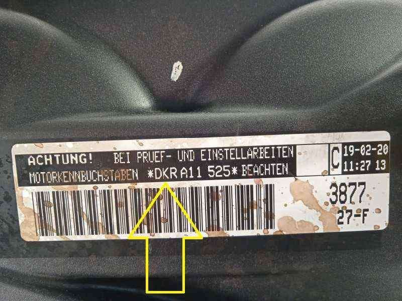 Recambio de despiece motor para seat ibiza (kj1) style referencia OEM IAM DKR DKRF - Blanco 11