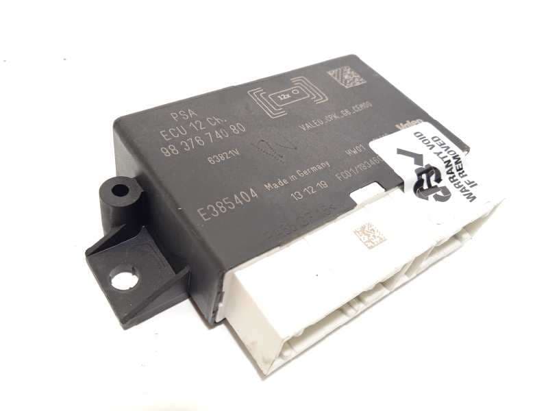 Recambio de modulo electronico para opel corsa f 1.2 referencia OEM IAM 9837674080 - Blanco