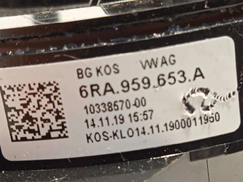 Recambio de anillo airbag para volkswagen t-cross 1.0 tsi referencia OEM IAM 6RA959653A - Blanco 4
