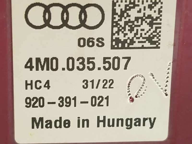 Recambio de antena para audi q3 sportback (f3n) 35 tdi referencia OEM IAM 4M0035507 - Negro 4