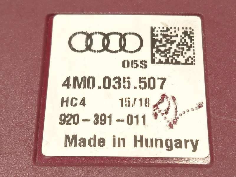 Recambio de antena para audi a8 (4n2/4n8) 50 tdi quattro referencia OEM IAM 4M0035507 - Negro 2