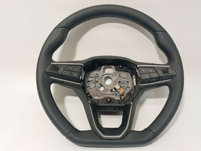 Recambio de volante para seat ibiza v (kj1, kjg) 1.0 tsi referencia OEM IAM 5FA419091BFOE - Blanco