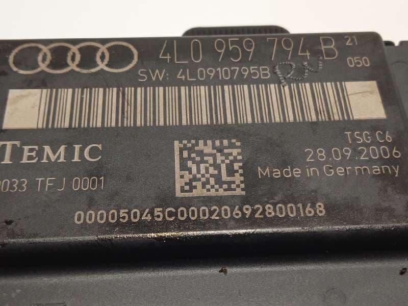 Recambio de centralita confort para audi q7 (4l) 3.0 tdi referencia OEM IAM 4L0959794B - Negro 4