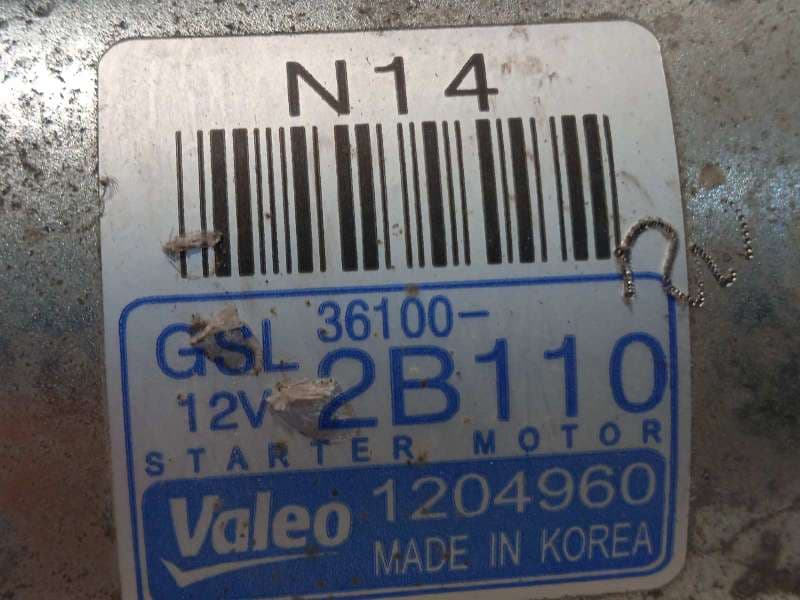 Recambio de motor arranque para kia carens ( ) basic referencia OEM IAM 361002B110 - Blanco 5
