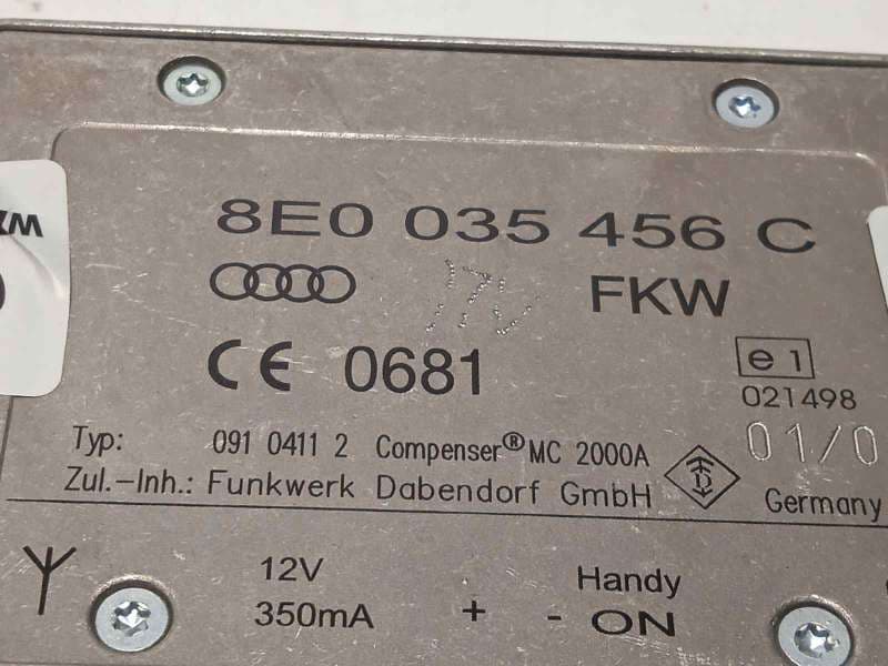 Recambio de modulo electronico para audi q7 (4l) 3.0 tdi referencia OEM IAM 8E0035456C - Negro 4