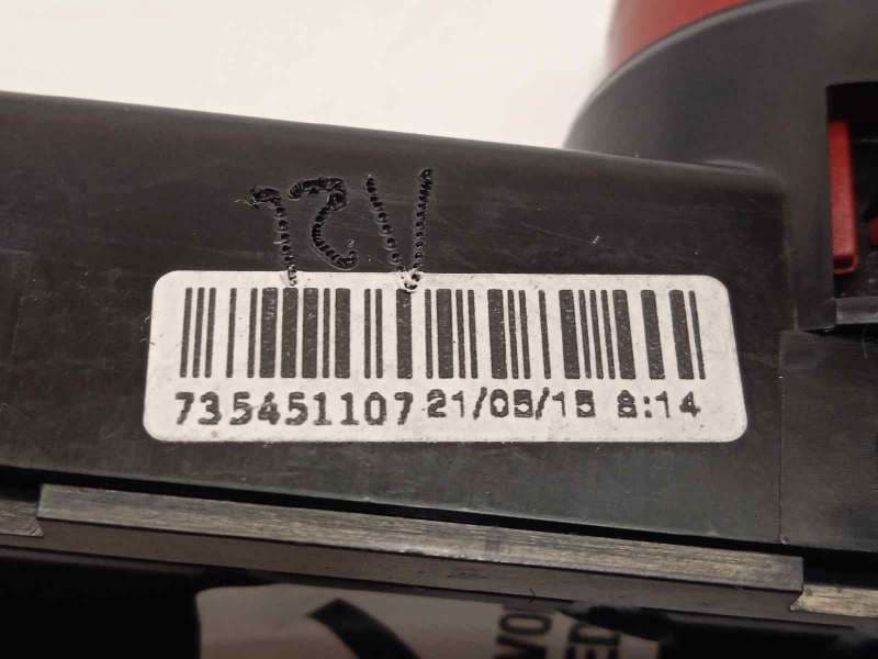 Recambio de mando multifuncion para fiat 500 1.2 referencia OEM IAM 735451107 - Blanco 5