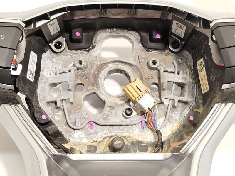 Recambio de volante para seat leon (kl1, klg) 2.0 tdi referencia OEM IAM 5FA419091GEWVV - Blanco 4