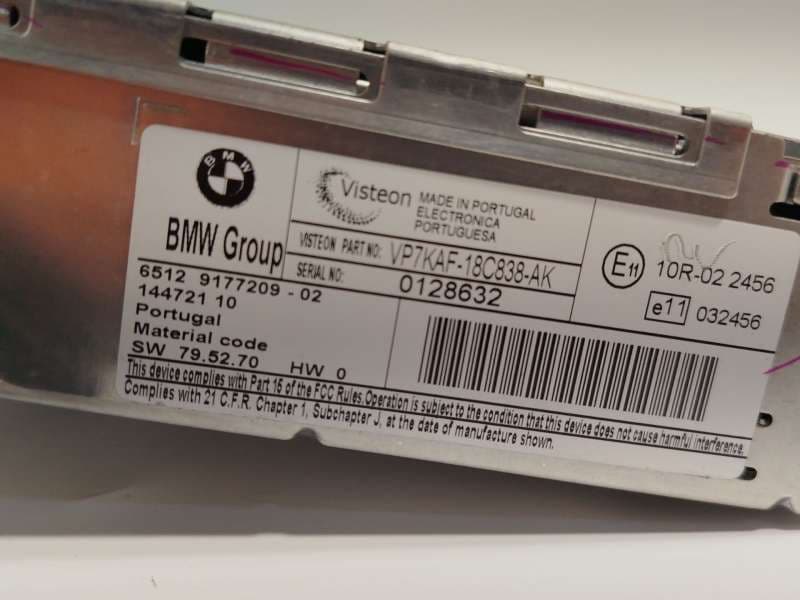 Recambio de sistema audio / radio cd para bmw 3 (e90) 318 d referencia OEM IAM 65129177209 - Gris 6