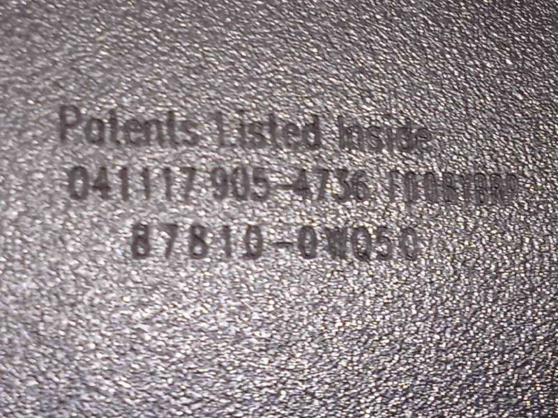 Recambio de espejo interior para toyota auris 1.6 d-4d cat referencia OEM IAM 878100WQ50 - Gris 4