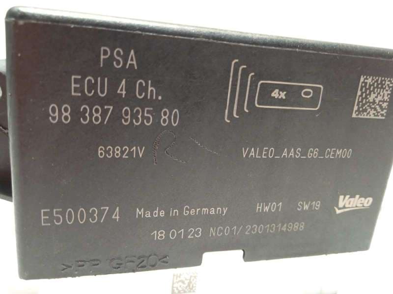 Recambio de modulo electronico para peugeot 208 (p2) active referencia OEM IAM 9838793580 - Blanco 4