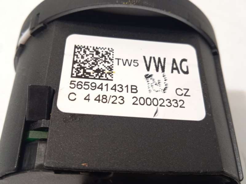 Recambio de mando luces para skoda kamiq (nw4) 1.0 tsi referencia OEM IAM 565941431BWHI - Blanco 5