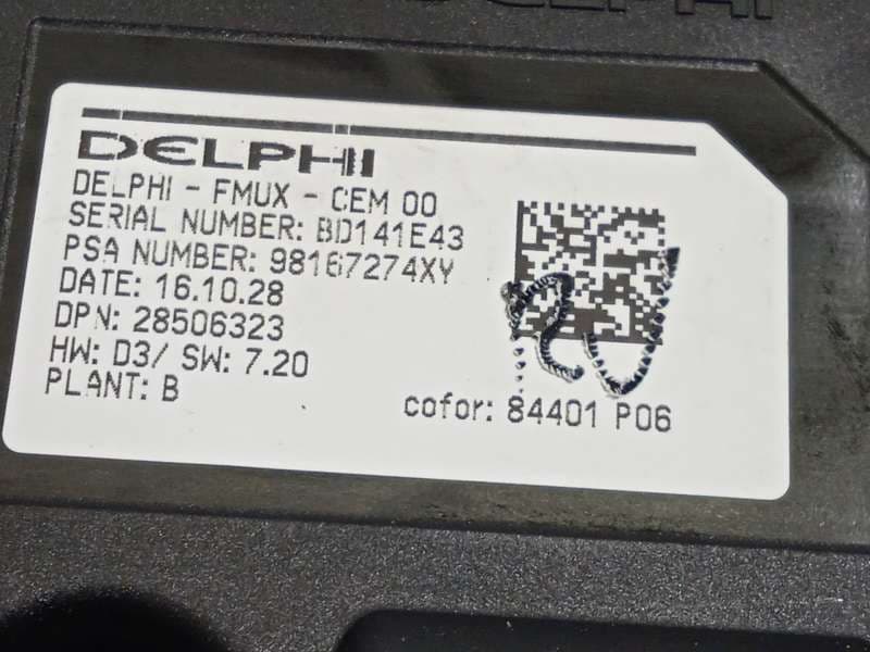 Recambio de mando multifuncion para citroën c4 picasso feel referencia OEM IAM 98167274XY - Blanco 5