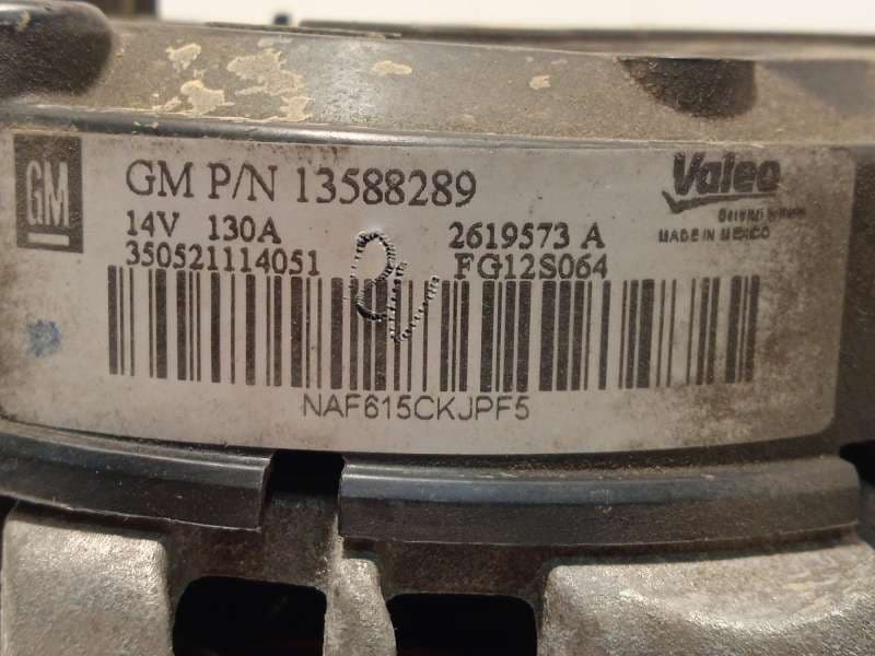 Recambio de alternador para opel adam (m13) 1.4 referencia OEM IAM 13588289  FG12S064 4