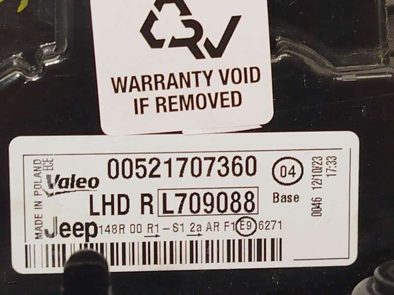 Recambio de piloto trasero derecho para jeep avenger referencia OEM IAM 52170736 - Negro 4