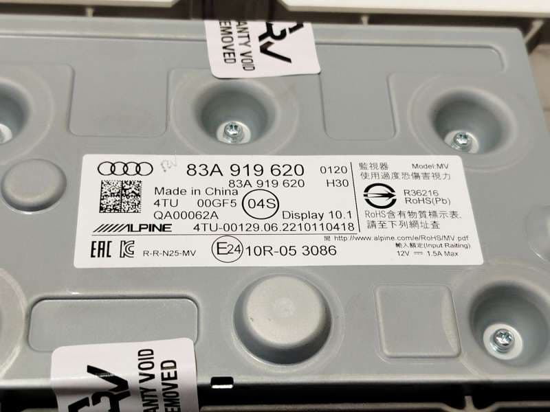 Recambio de pantalla multifuncion para audi q3 (f3b) 35 tdi referencia OEM IAM 83A919620 5