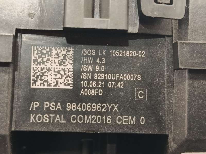 Recambio de mando intermitentes para opel mokka 1.2 (76) referencia OEM IAM 98406962YX 8