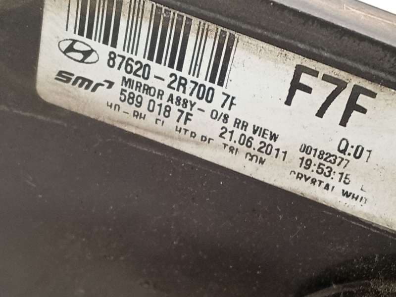 Recambio de retrovisor derecho para hyundai i30 (fd) 1.4 referencia OEM IAM 876202R700 - Blanco 6