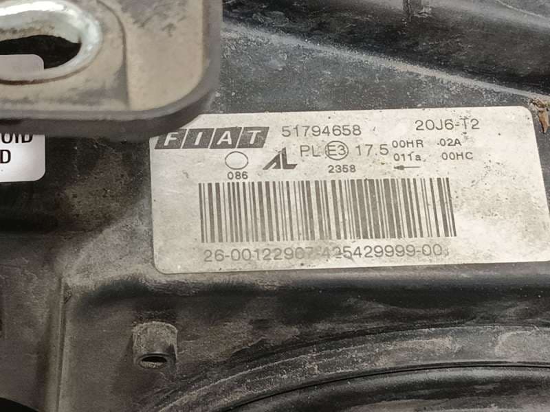 Recambio de faro derecho para fiat croma (194_) 1.9 d multijet referencia OEM IAM 51794658 - Azul 5