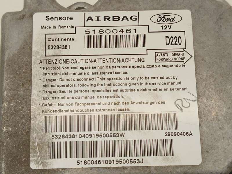 Recambio de centralita airbag para ford ka (ru8) 1.2 referencia OEM IAM 51800461  29090406A - Azul 4