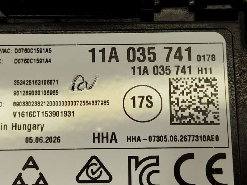 Recambio de modulo electronico para cupra raval endur rav referencia OEM IAM 11A035741 - Azul 5