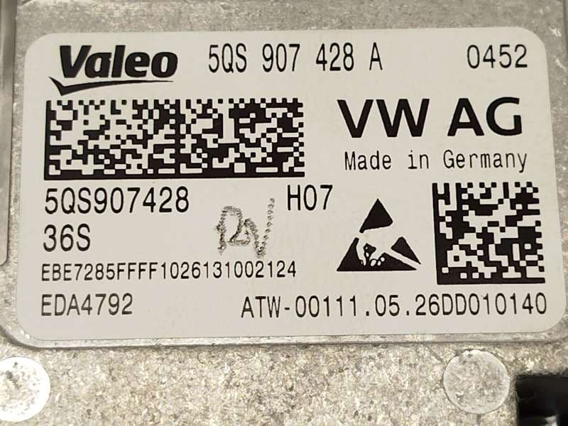 Recambio de modulo electronico para cupra raval endur rav referencia OEM IAM 5QS907428A - Azul 4