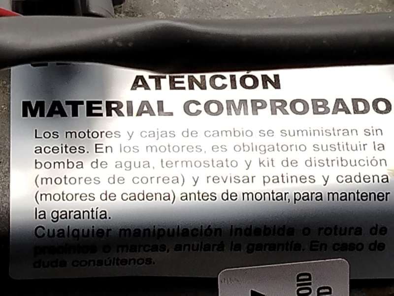 Recambio de motor completo para mazda 2 (de_, dh_) 1.3 (de3fs) referencia OEM IAM ZJ46 - Negro 8