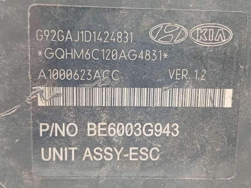 Recambio de abs para kia rio concept referencia OEM IAM 589201W570 BE6003G943 BH6013G943 - Blanco 6