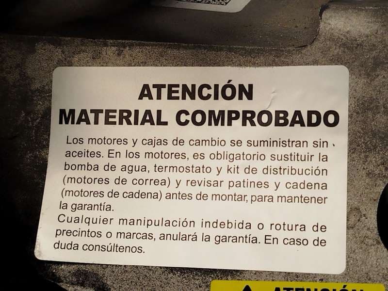 Recambio de motor completo para seat arona (kj7, kjp) 1.0 tsi referencia OEM IAM DUSB 10