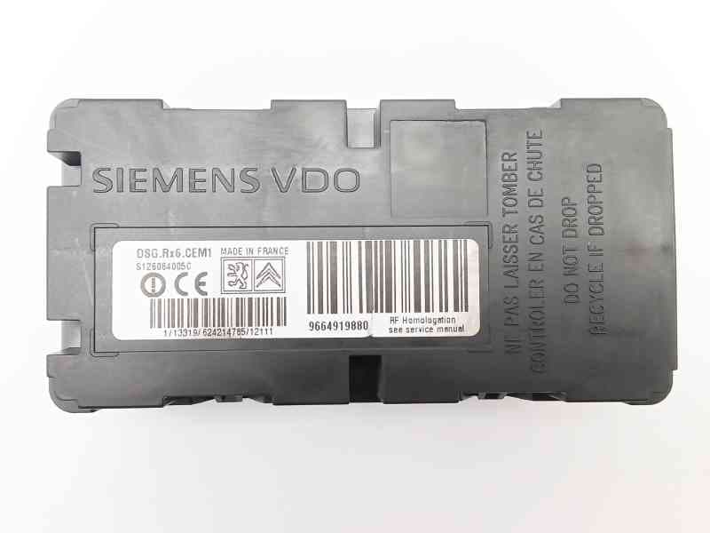Recambio de modulo electronico para citroën c5 iii (rd_) 2.0 hdi 165 referencia OEM IAM 9664919880
