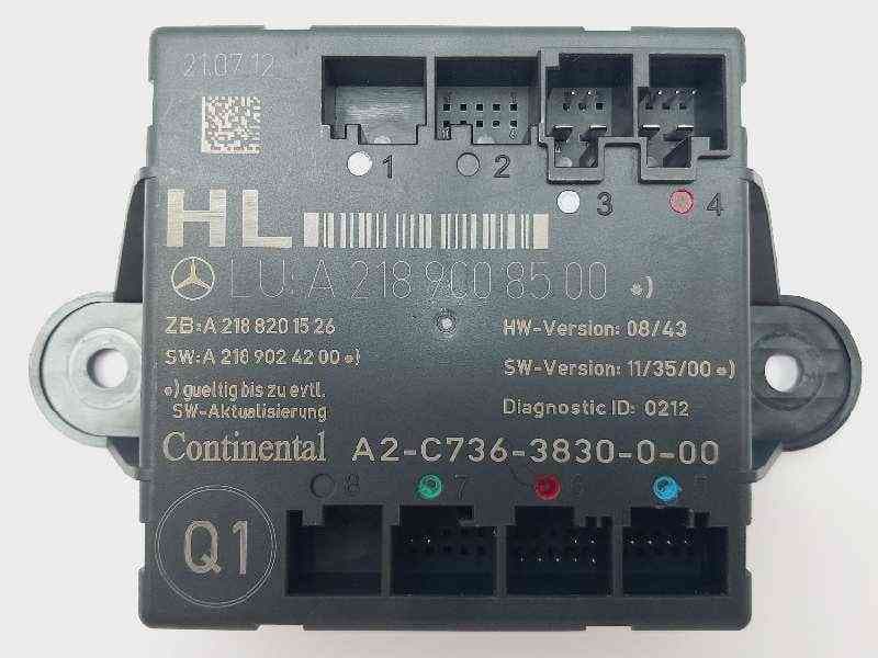Recambio de modulo electronico para mercedes-benz clase cls (w218) shooting breake cls 350 cdi be edition 1 (218.923) referencia