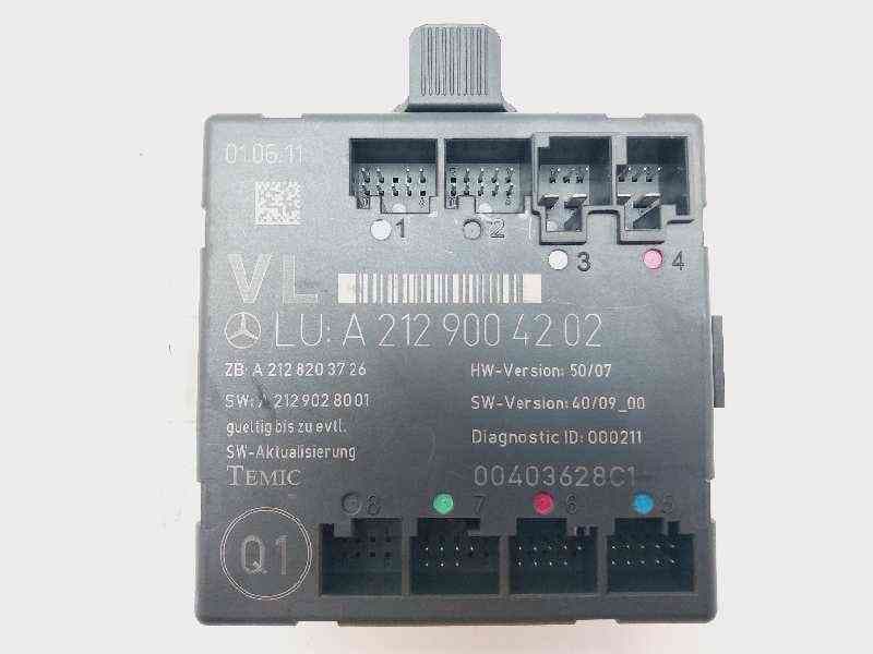 Recambio de modulo electronico para mercedes-benz clase c (w204) familiar c 250 t cdi blueefficiency (204.203) referencia OEM IA