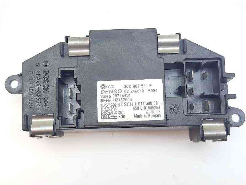 Recambio de resistencia calefaccion para volkswagen scirocco (137) 1.4 tsi (118kw) referencia OEM IAM 3C0907521F