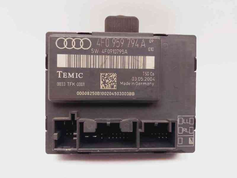 Recambio de centralita cierre para audi a6 berlina (4f2) 3.0 tdi quattro (165kw) referencia OEM IAM 4F0959794A - Negro