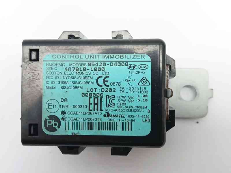 Recambio de modulo electronico para kia picanto iii (ja) 1.0 referencia OEM IAM 95420D4000 4A78101000