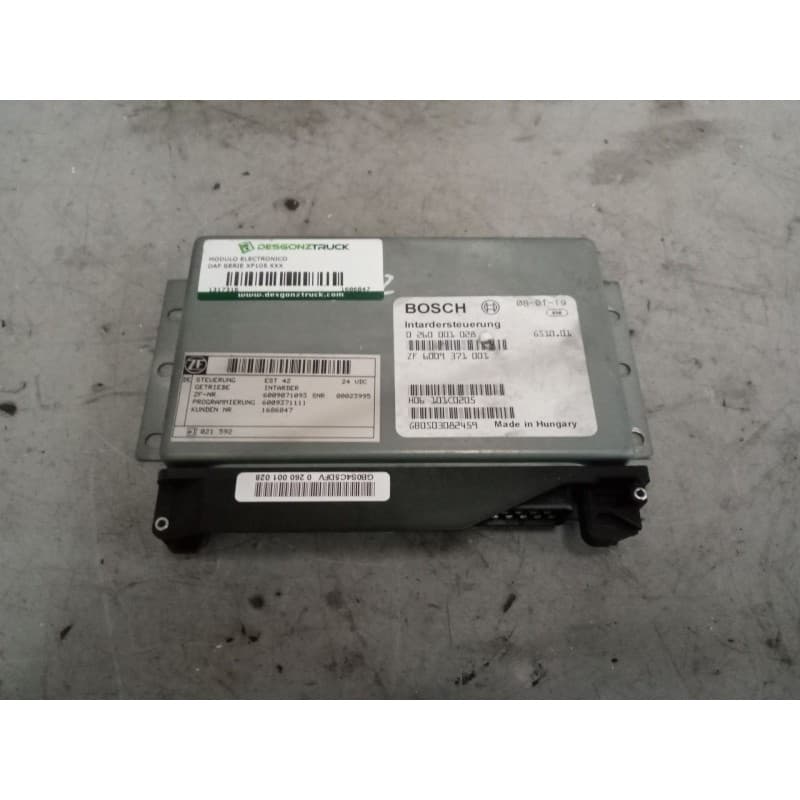 Recambio de modulo electronico para daf serie xf105.410 12.9 diesel referencia OEM IAM 1686847 CENTRALITA INTARDER 0260001028
