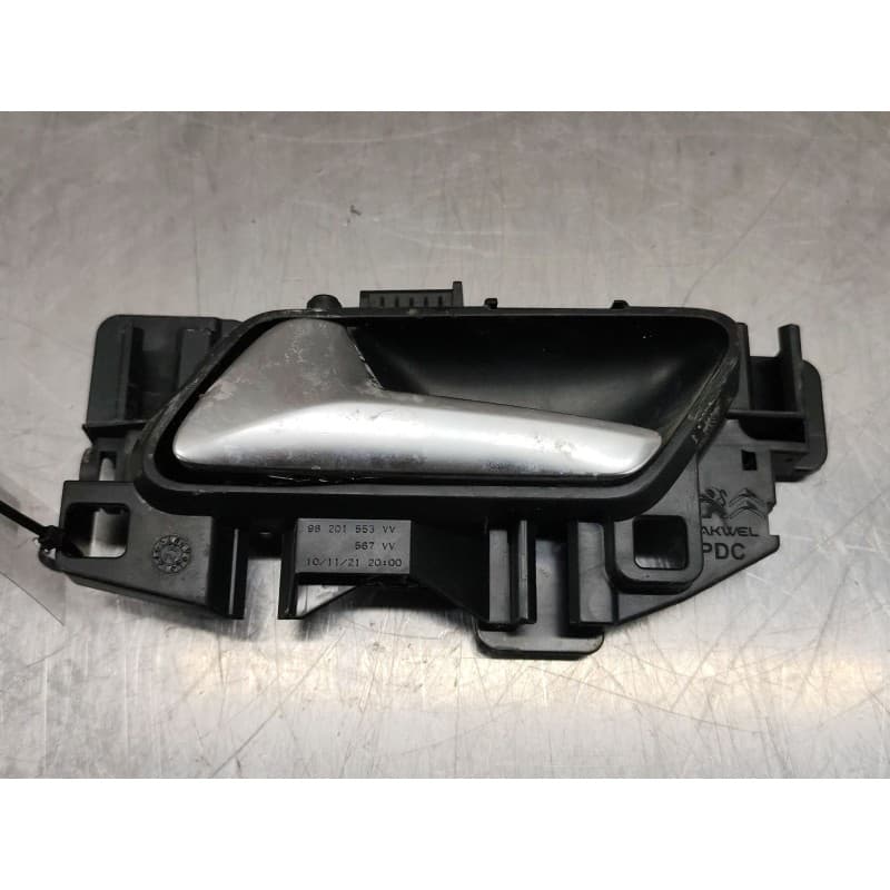 Recambio de maneta interior delantera izquierda para peugeot 208 ii (ub_, up_, uw_, uj_) 1.5 bluehdi 100 referencia OEM IAM - Blanco