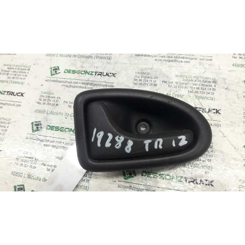 Recambio de maneta interior trasera izquierda para nissan primastar (x83) avantour 7 asientos, batalla corta 2,76t referencia OE - Blanco
