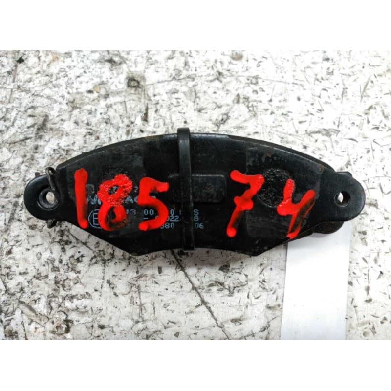 Recambio de pastillas de freno delanteras para renault kangoo (f/kc0) alize referencia OEM IAM - Blanco