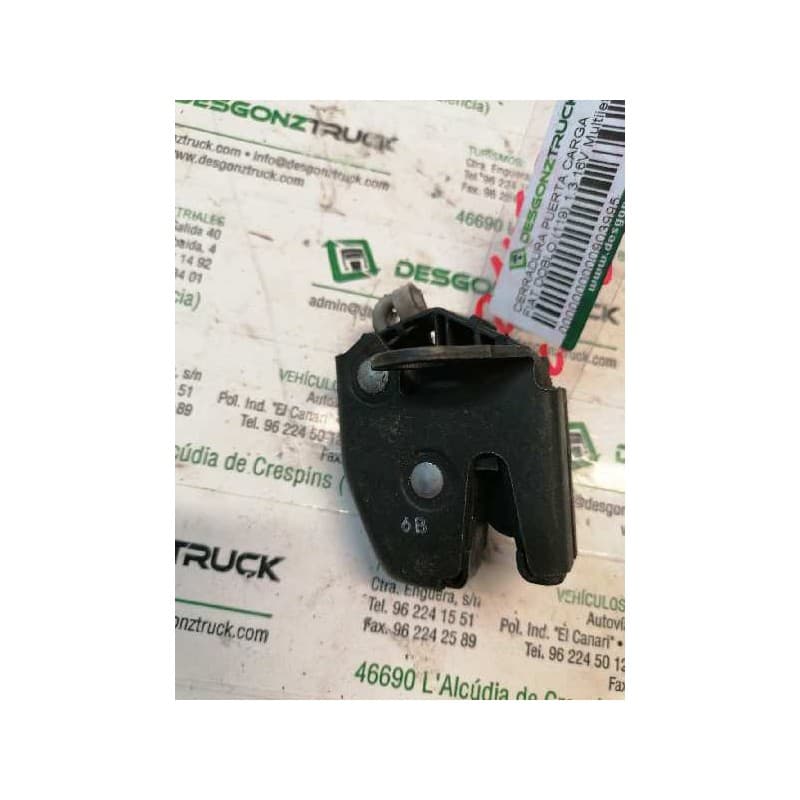 Recambio de cerradura puerta carga para fiat doblo (119) 1.3 16v multijet active com. (55kw) referencia OEM IAM SUPERIOR DERECH - Blanco