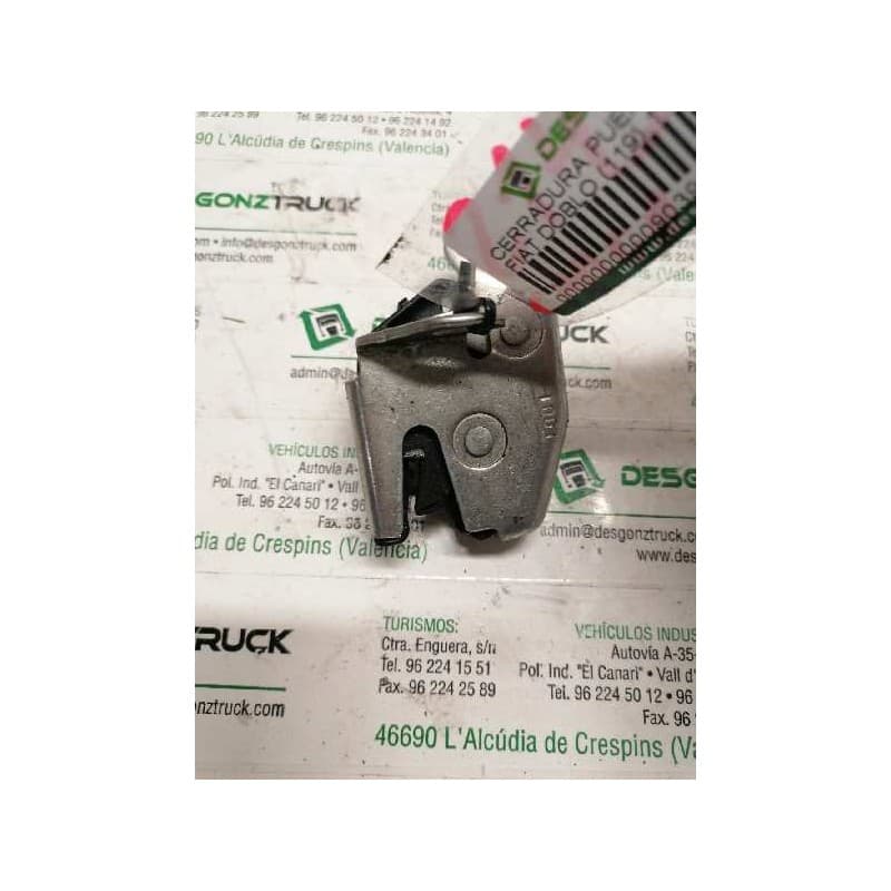 Recambio de cerradura puerta carga para fiat doblo (119) 1.3 16v multijet active com. (55kw) referencia OEM IAM SUPERIOR IZQUIE - Blanco
