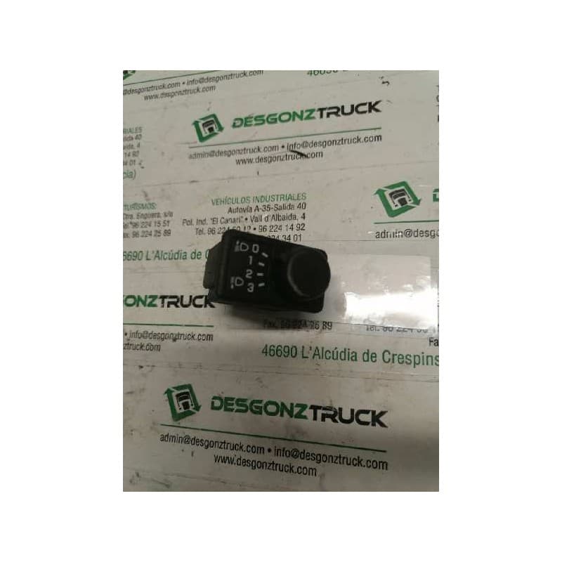 Recambio de boton regulacion de faros para nissan almera (n16/e) acenta referencia OEM IAM 37089A 3 PINS - Negro