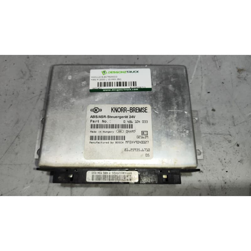 Recambio de modulo electronico para man m 2000 l 12.224 (e2) chasis llc 12.224 e 2 m (largura mediana) referencia OEM IAM 812593